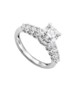 14K White Gold Diamond Ring